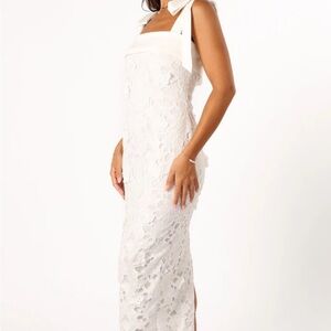 Bridal / Bridesmaid Dress - White Midi Dress